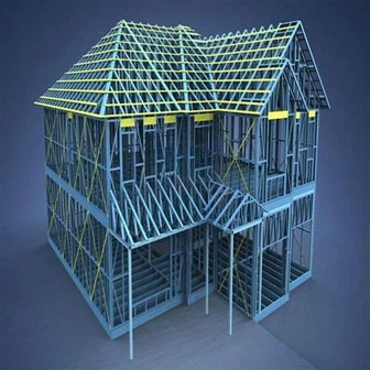 Forsmíðað málmvörugeymsla